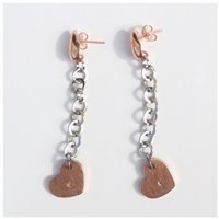 Orecchini Mooby Donna in Bronzo Diamante 0.02 Ct TB392 - TB392